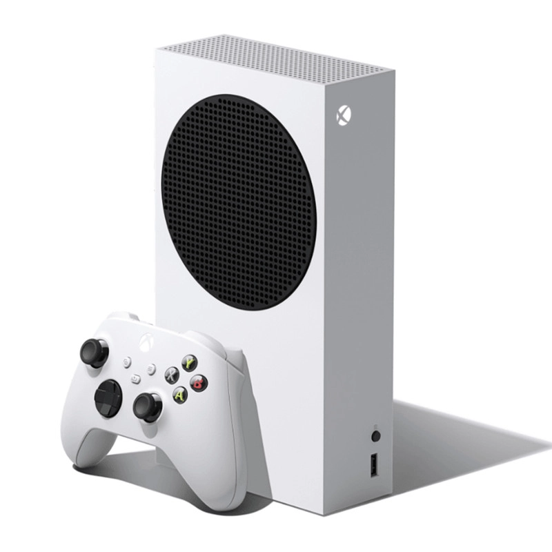مجموعه کنسول بازی مایکروسافت مدل Xbox Series S ظرفیت 512 گیگابایت به همراه دسته اضافی و کارت طلایی نصب بازی