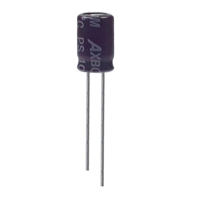 خازن الکترولیت 1000میکروفاراد 6.3 ولت آکسبوم مدل TEC-102630 بسته 4 عددی