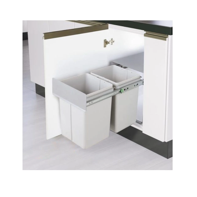 سطل زباله کابینتی آدلان مدل A-30001813 - خاکستری
