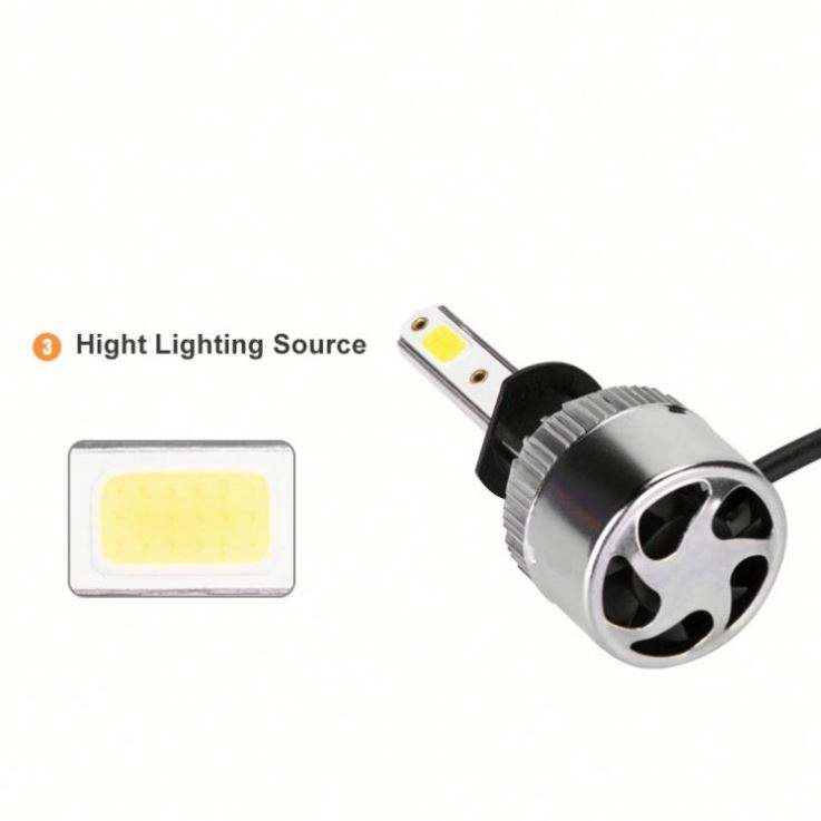 لامپ هدلایت خودرو مدل S2 پایه H1 بسته دو عددی