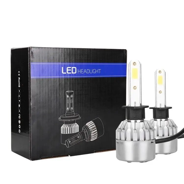 لامپ هدلایت خودرو مدل S2 پایه H1 بسته دو عددی