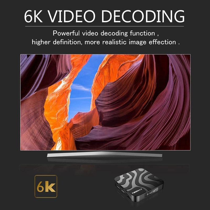 اندروید باکس مدل T95 MAX H618 4/32GB