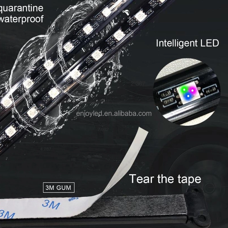کیت نورپردازی بلوتوثی داخل خودرو مدل 5050SMD