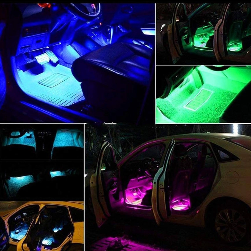 کیت نورپردازی بلوتوثی داخل خودرو مدل 5050SMD