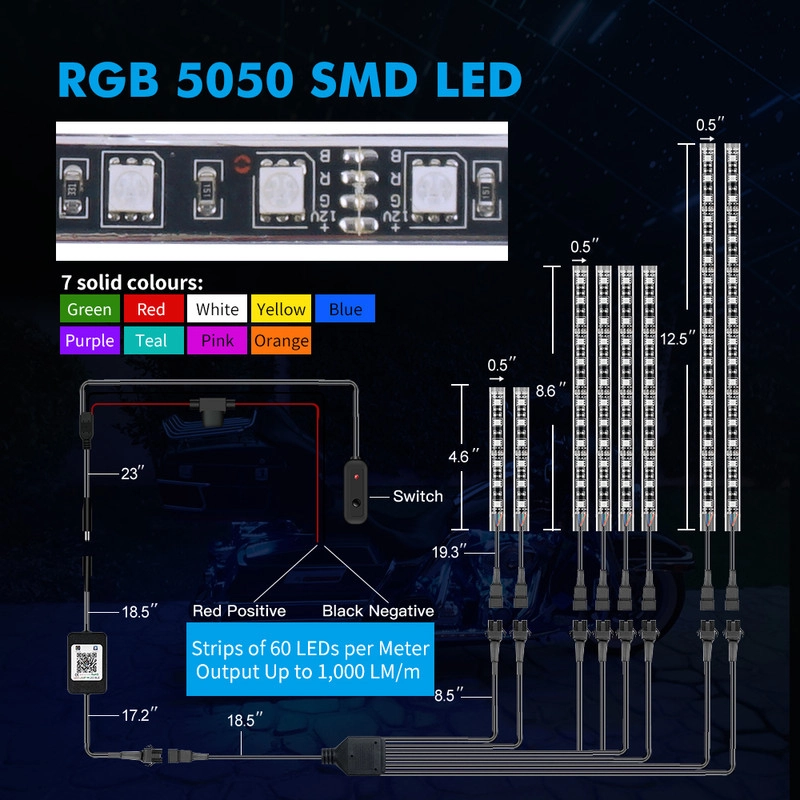 کیت نورپردازی مدل RGB-12String