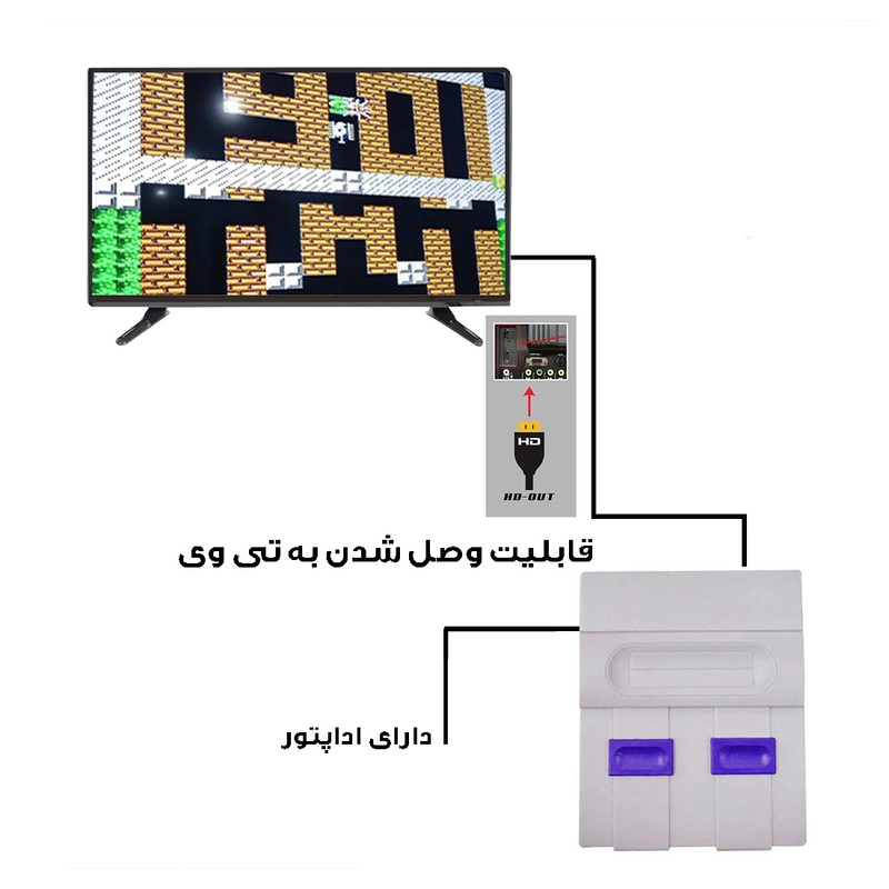 کنسول بازی مدل Supper Mini SN-02