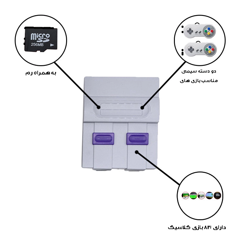 کنسول بازی مدل Supper Mini SN-02