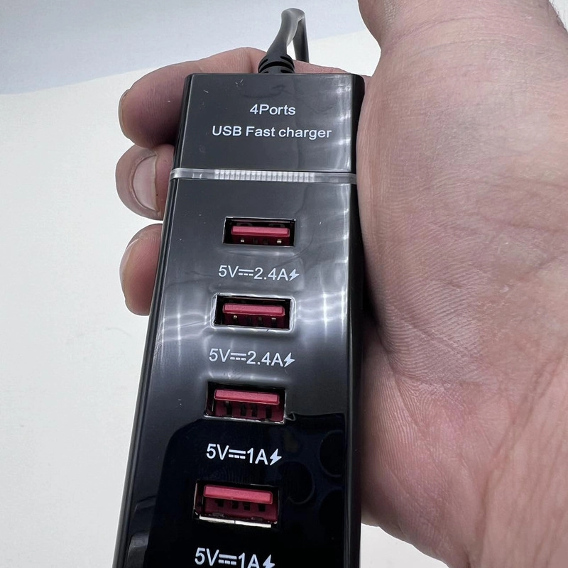 شارژر دیواری 33 وات راسین مدل 4PORT FAST CHARGER