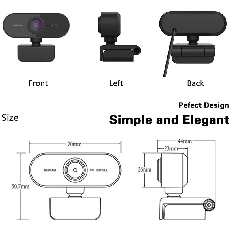 وب کم مدل chalpr FHD 1080p