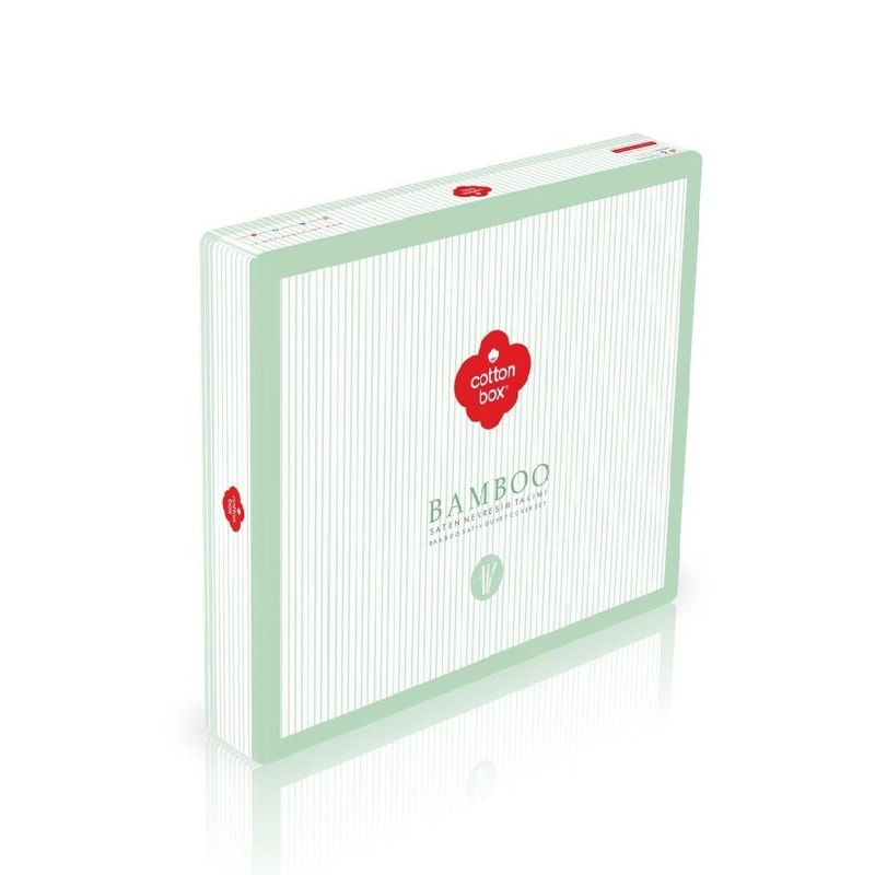 سرویس ملحفه کاتن باکس مدل bambu دونفره 6 تکه