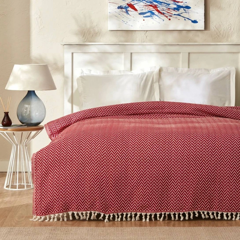 روتختی کاراجا هوم مدل Glitz Yatak Örtüsü دو نفره سایز 40x30 سانتی متر