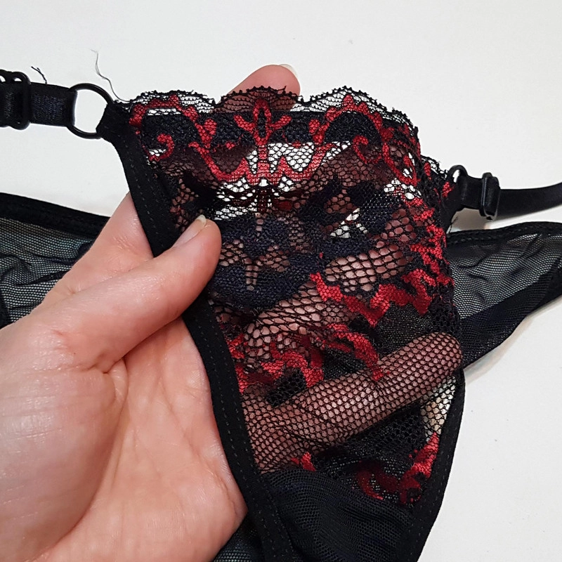 ست شورت و سوتین زنانه کارنا رز مدل هارنس فنردار کد 4868-2037 رنگ قرمز - 75