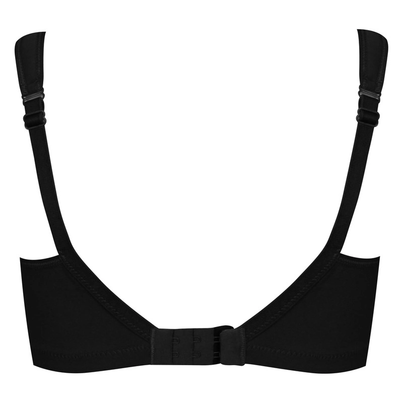 سوتین زنانه اما مدل بدون فنر کد 4929-3022 رنگ مشکی - 80C