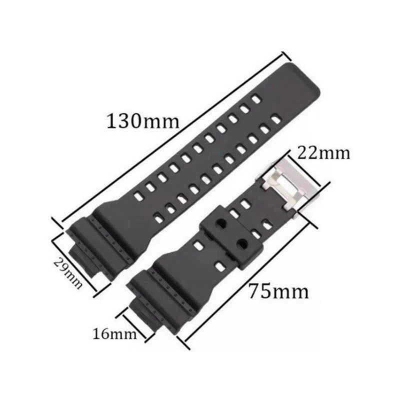 بند ساعت مچی مدل GA-100 - مشکی