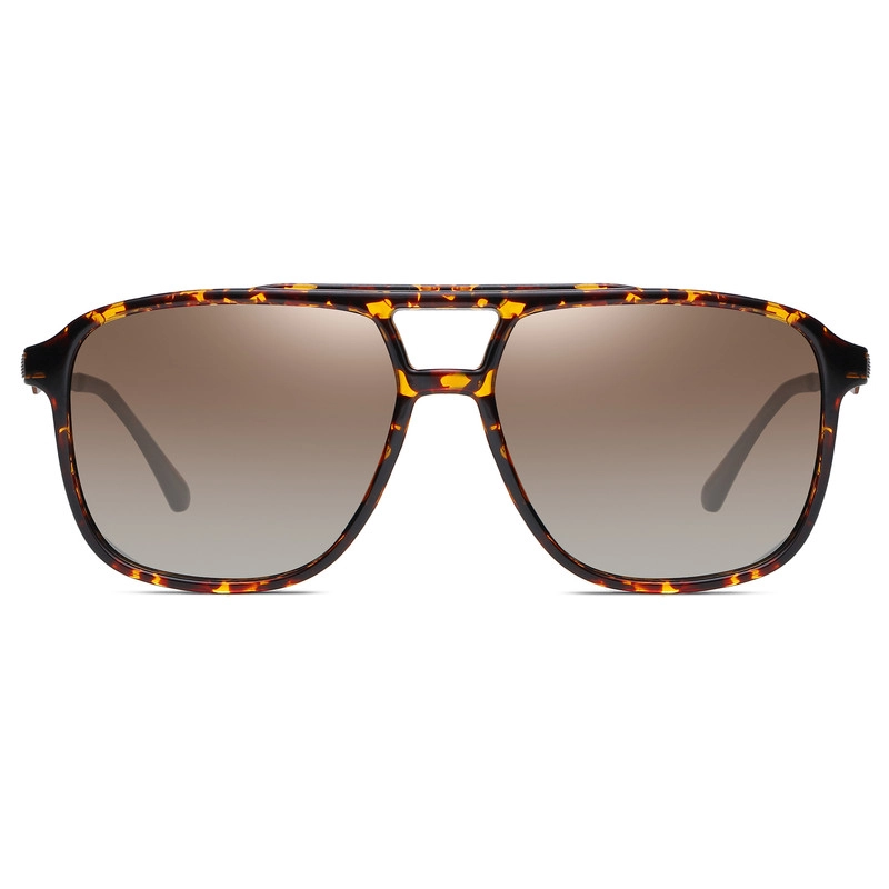 عینک آفتابی مدل TR3301C41-P44 Polarized Leopard Metal