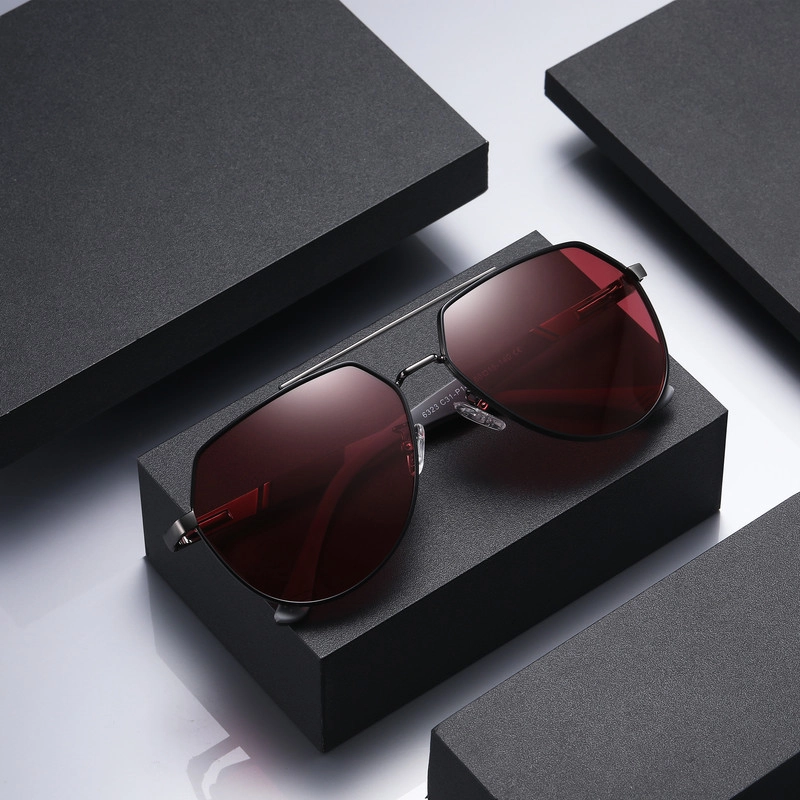 عینک شب مردانه مدل 6323C31-P145 Polarized Maroon