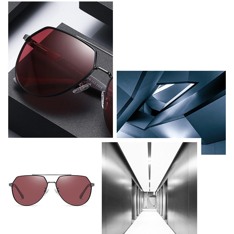 عینک شب مردانه مدل 6323C31-P145 Polarized Maroon