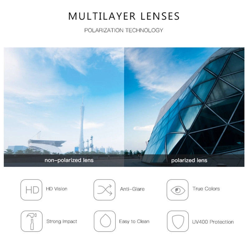 عینک آفتابی مردانه مدل خلبانی P6322 C21-P144 Polarized Midnight Fern