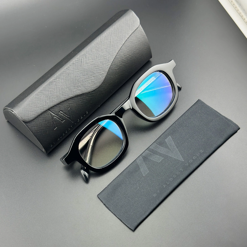 عینک محافظ چشم آلبرت وگ مدل S31104C1-1 Acetate Anti Blue Light