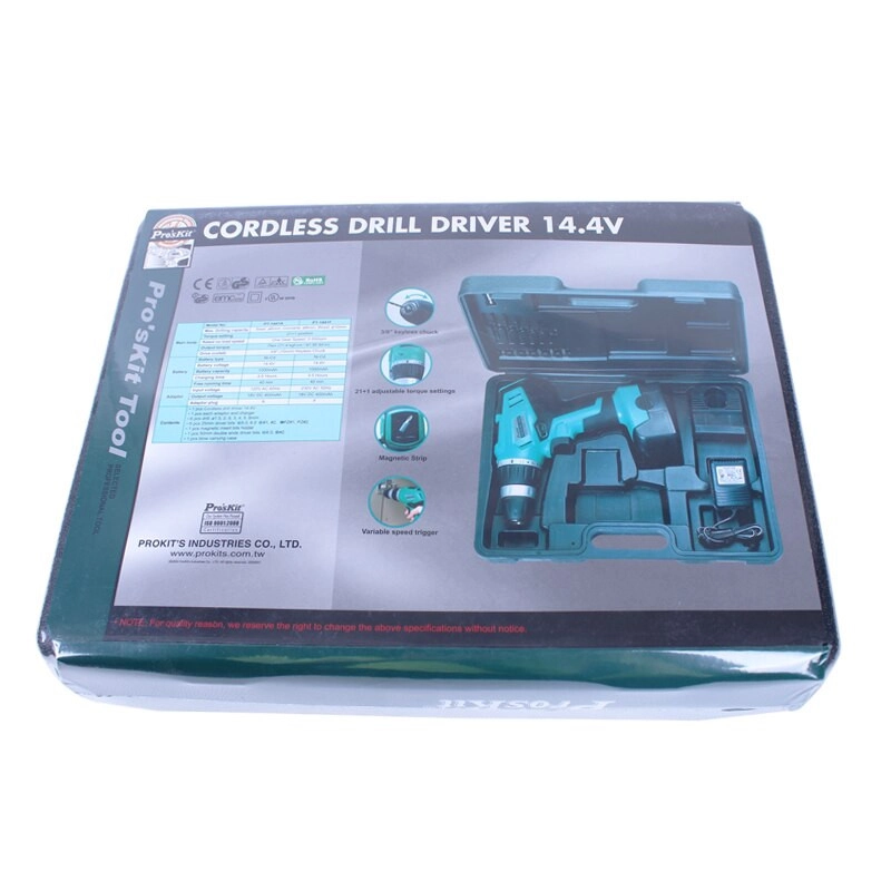 دریل پیچ گوشتی چکشی شارژی پروسکیت مدل PT-1441F