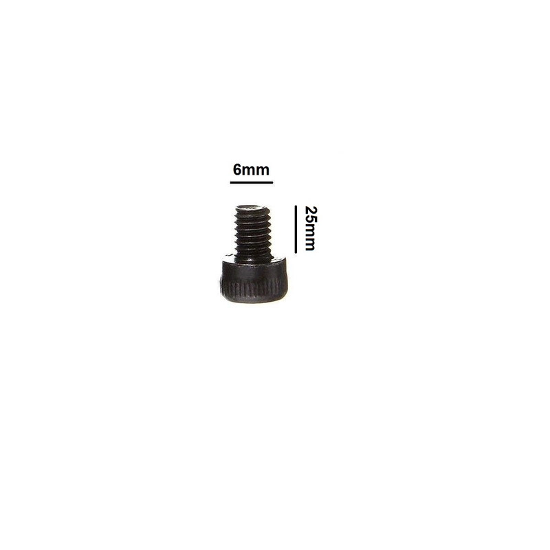 پیچ آلن کد M6-25 بسته 5 عددی
