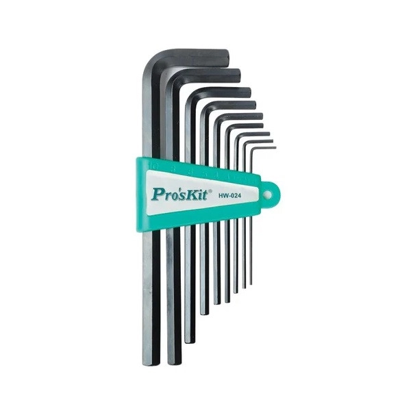 آچار آلن پروسکیت مدل HW-024 مجموعه 9 عددی