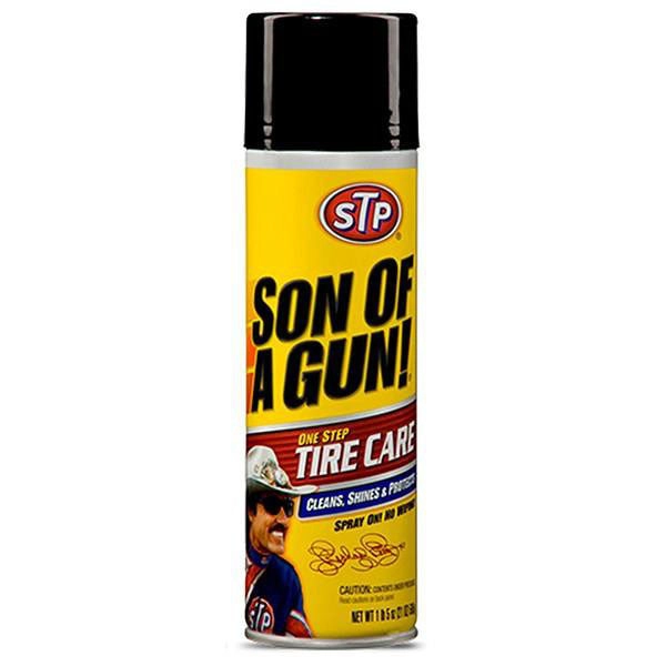 اسپری تمیز کننده لاستیک خودرو اس تی پی مدل Son of a Gun بسته 5 عددی