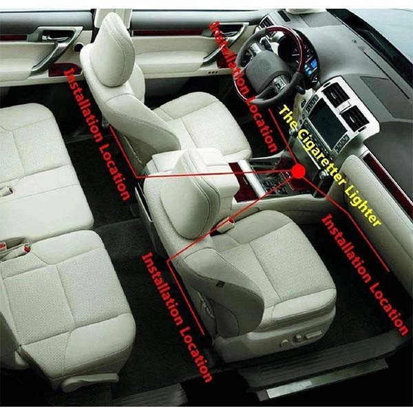 کیت نورپردازی داخل خودرو مدل car1