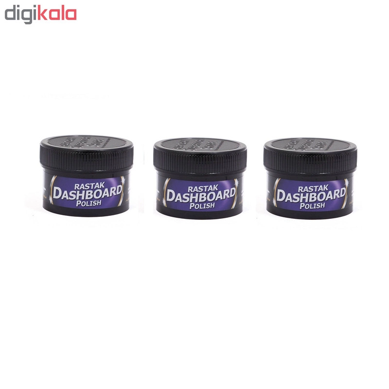 واکس داشبورد رستاک مدل A15 حجم 150میلی‌لیتر بسته 3 عددی