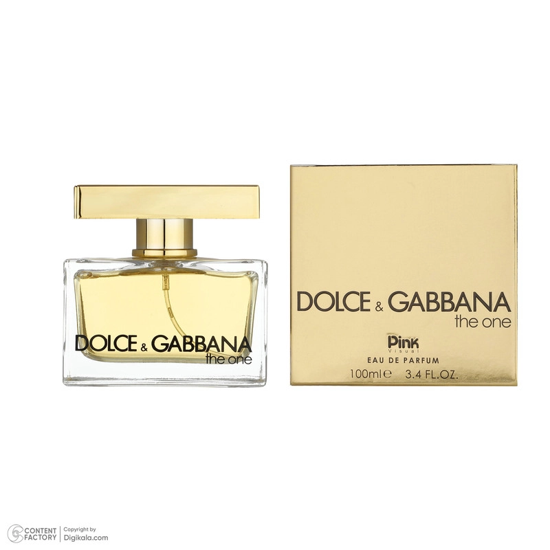 ادو پرفیوم زنانه پینک ویژوآل مدل DOLCE GABBANA The One حجم 100 میلی لیتر