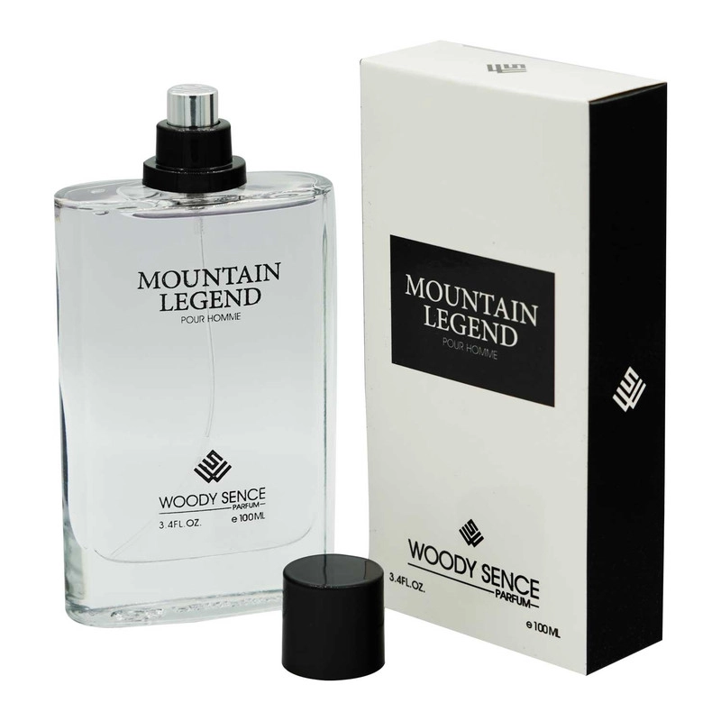 ادو پرفیوم مردانه وودی سنس مدل MOUNTAIN LEGEND با رایحه شیرین و خنک حجم 100 میلی لیتر