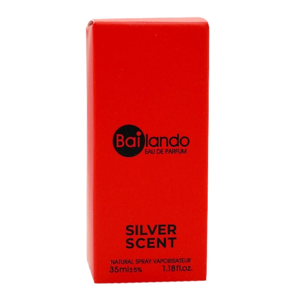 عطر جیبی مردانه بایلندو مدل سیلور سنت حجم 35 میلی لیتر