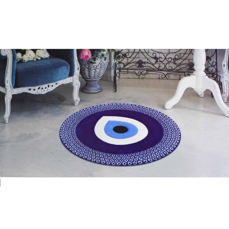 پادری زرباف طرح چشم نظر سایز 75×75 سانتی متر