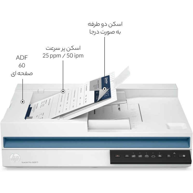 اسکنر  اچ‌پی مدل Scanjet Pro 2600 f1