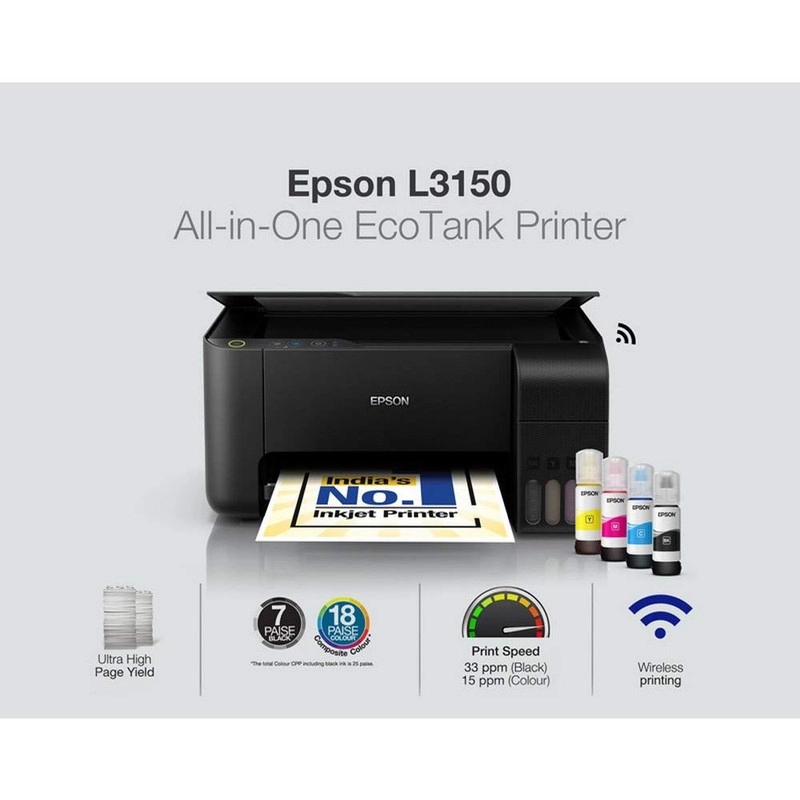پرینتر چندکاره اپسون مدل L3150 Multi-function