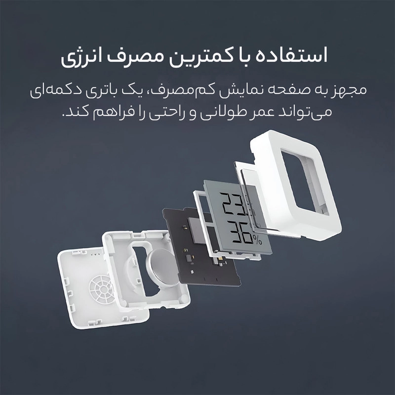 سنسور دما و رطوبت شیائومی مدل میجیا گلوبال کد LYWSD03MMC