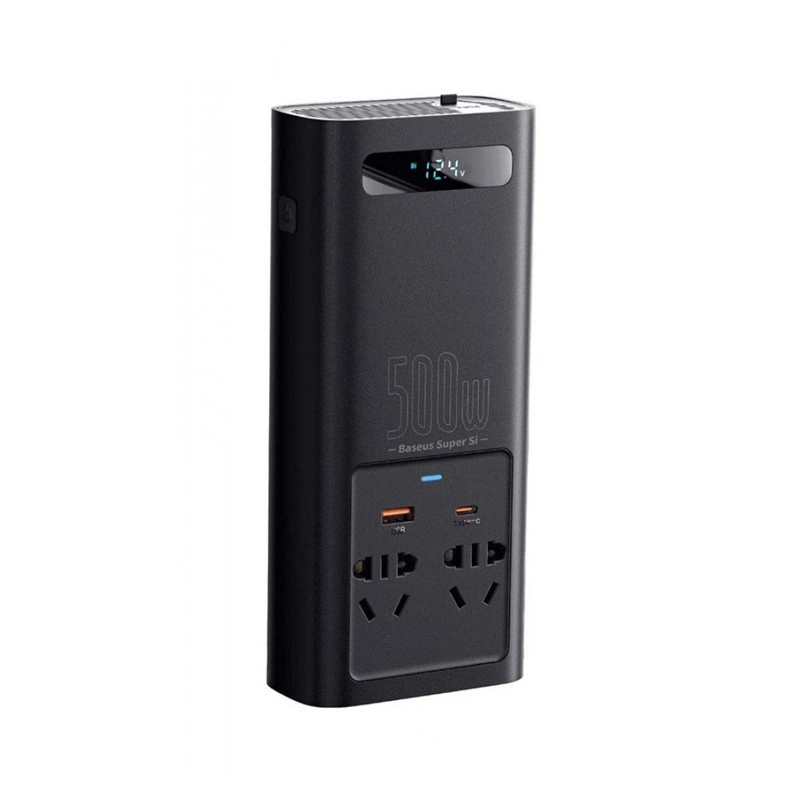 مبدل برق خودرو باسئوس مدل Power Inverter 500W