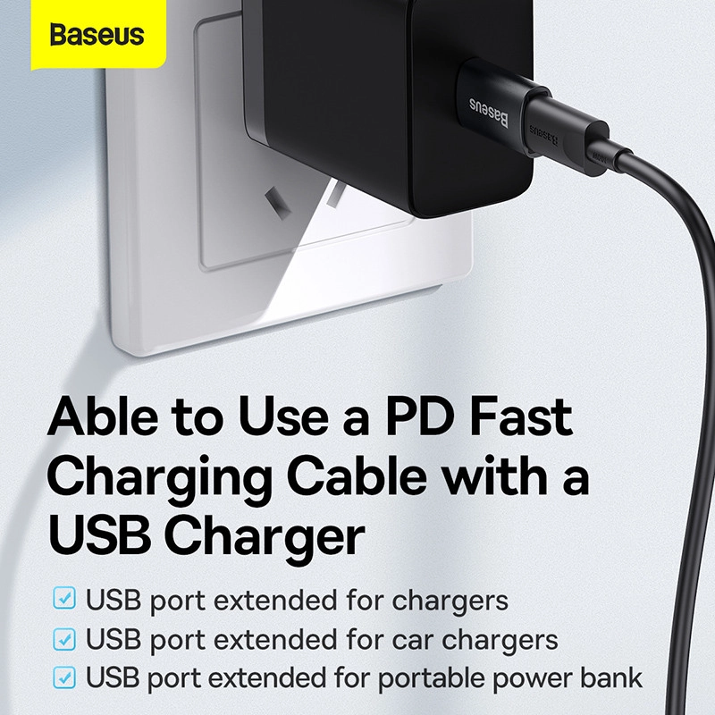 مبدل USB 3.1 به USB-C باسئوس مدل ZJJQ0001