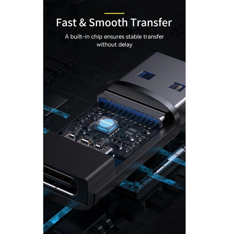 مبدل USB 3.1 به USB-C باسئوس مدل ZJJQ0001