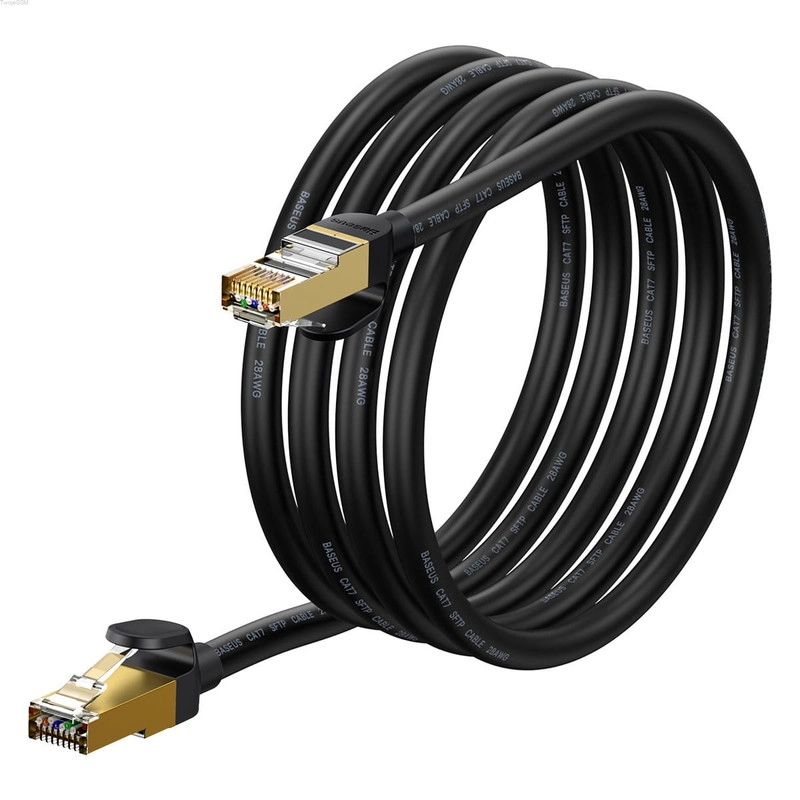 کابل شبکه Cat7 باسئوس مدل HIGH SPEED SEVEN TYPES 10GIGABIT - 8 متر