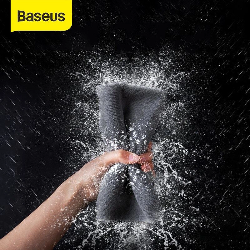 دستمال نظافت خودرو باسئوس مدل Towel بسته دو عددی