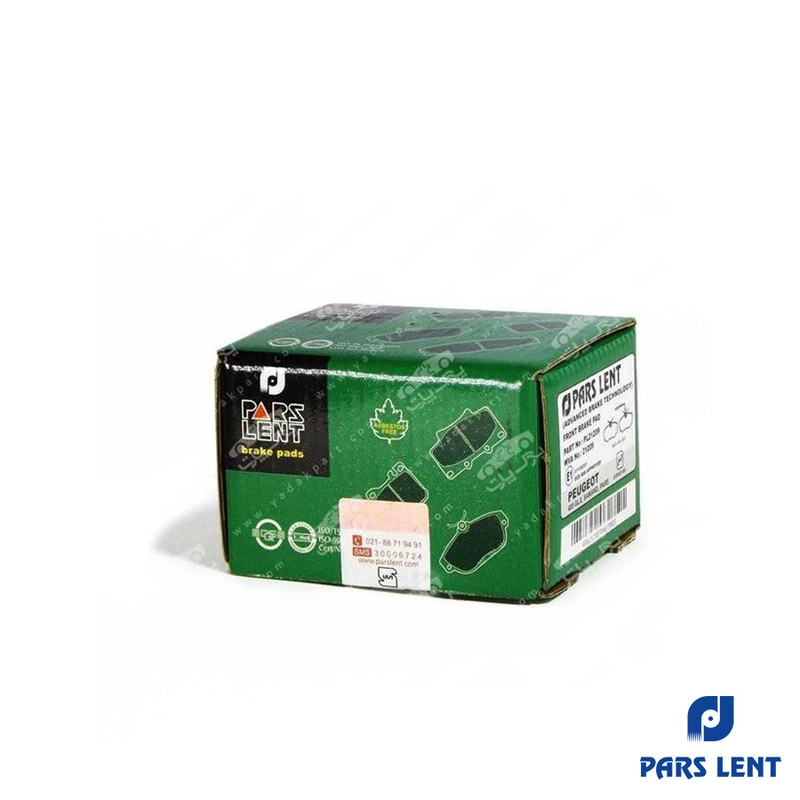 لنت ترمز جلو پارس لنت مدل 21209 مناسب برای پژو 405 SLX