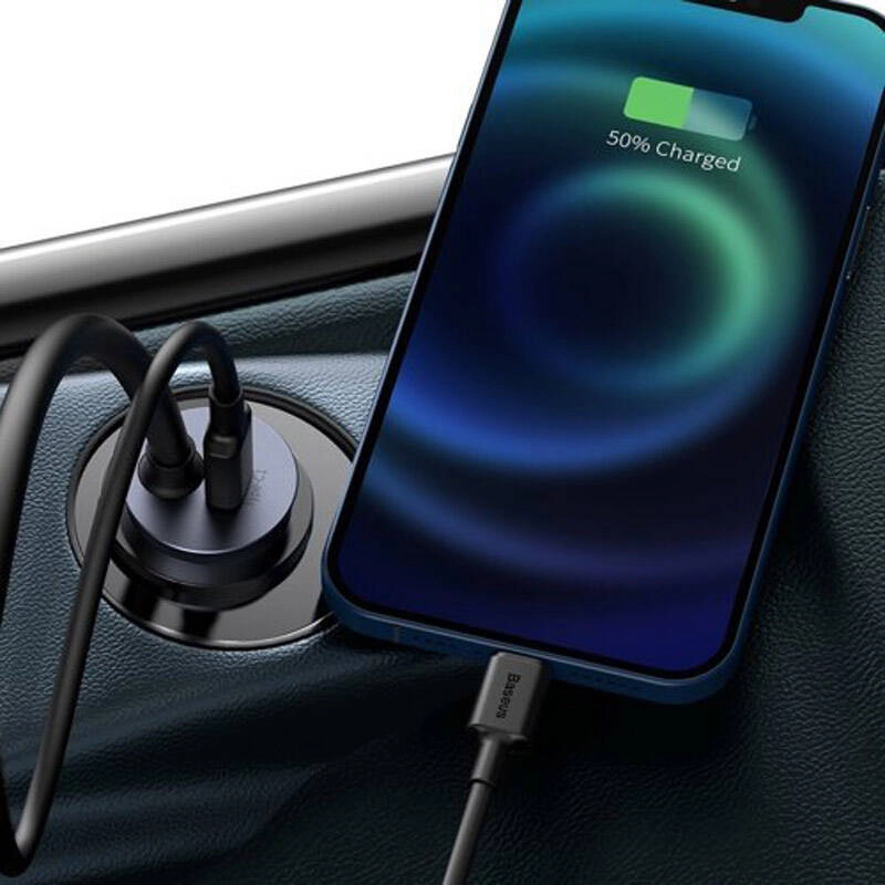 شارژر فندکی باسئوس مدل CCBT-A0G