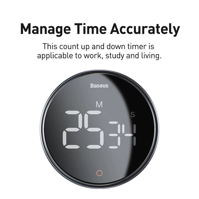 زمان‌ سنج آشپزخانه باسئوس مدل FMDS Timer Pro