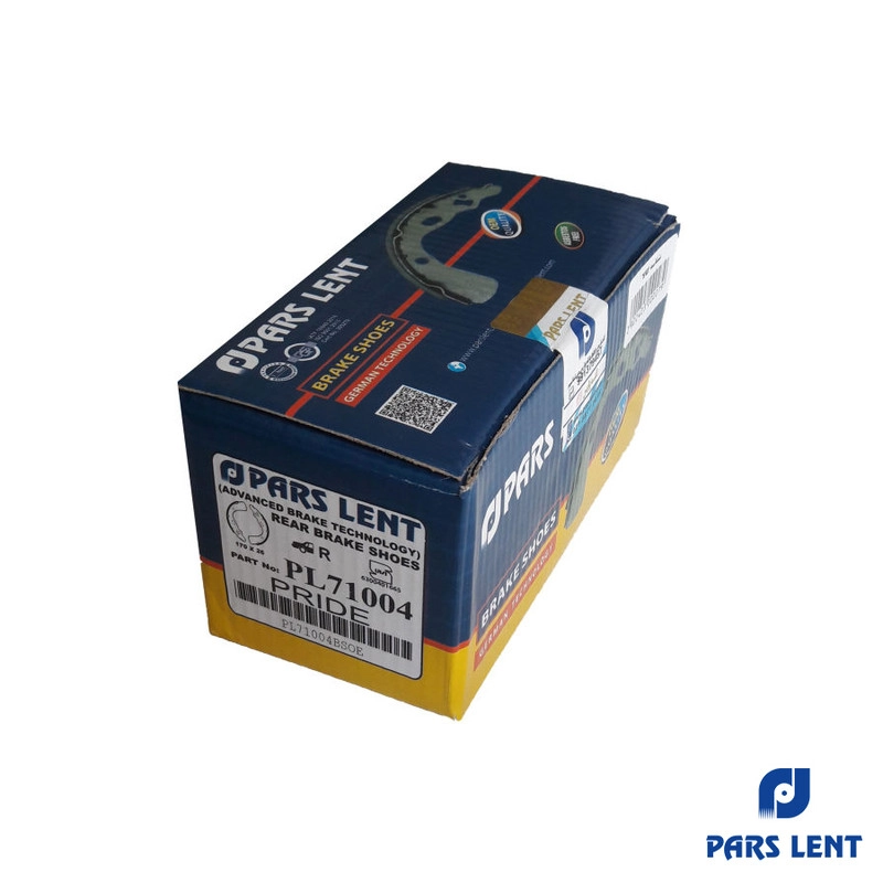لنت ترمز عقب خودرو لنت پارس مدل PL71004 مناسب برای پراید 111