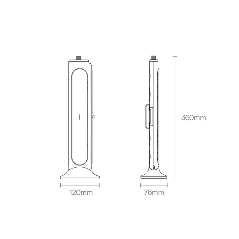 پنکه رومیزی باسئوس مدل Monitor Clip-On &amp; Stand-Up Fan