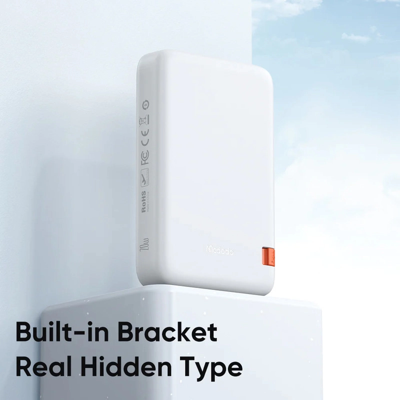 پاوربانک مک دودو مدل Built-in Bracket MC-510 ظرفیت 10000 میلی آمپر ساعت - مشکی