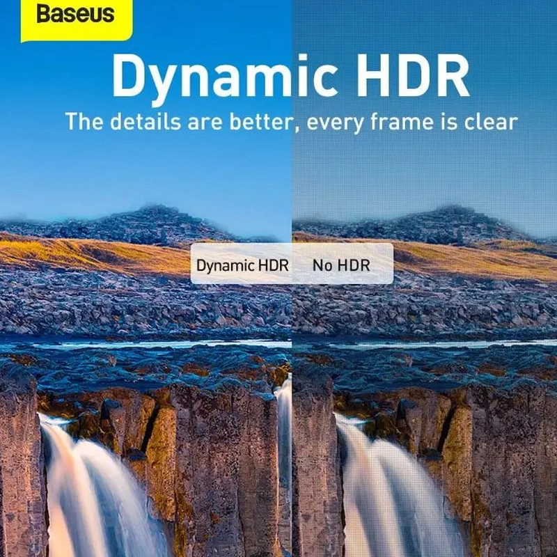 کابل HDMI باسئوس مدل High Definition 8k طول 3 متر