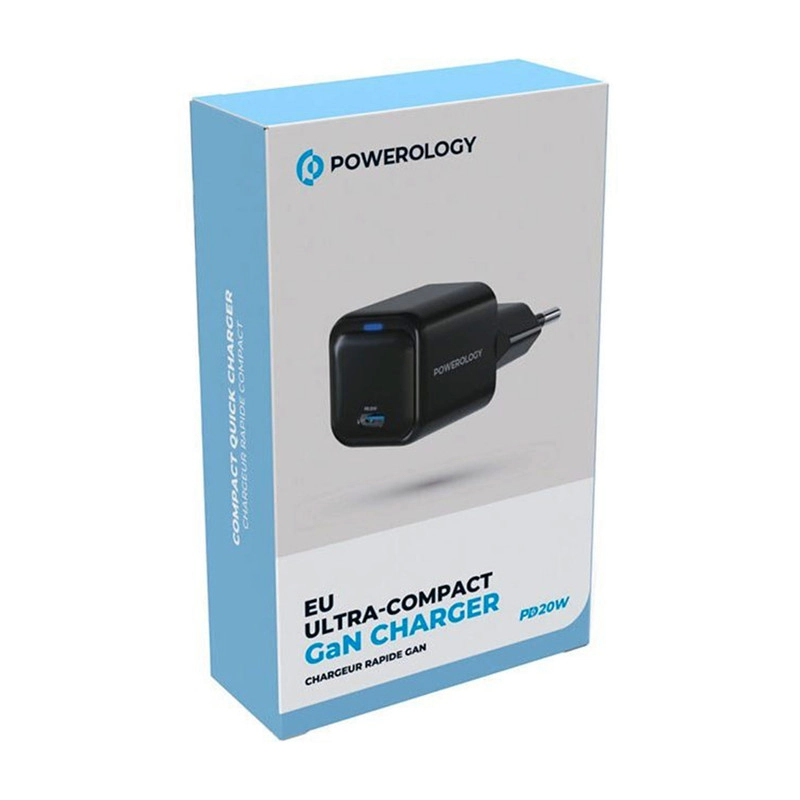 شارژر دیواری 20 وات پاورولوجی مدل Ultra-Compact Gan