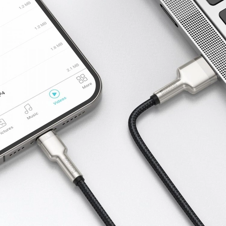 کابل تبدیل USB به لایتنینگ باسئوس مدل CALJK-B01 طول 2 متر